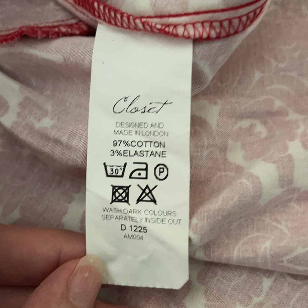 Closet Modcloth red white dress medium - Picture 7 of 7